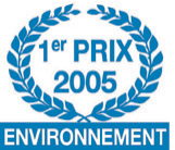 1er prix 2005 du concours Environnement récompensant les maîtres d'ouvrage, maîtres d'oeuvre et les entreprises de Travaux Publics ayant pris des initiatives environnementales
