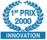 1er prix innovation 2000 pour la machine DEVAREM pour le traitement de déblais des chantiers BTP